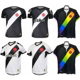 2023/24 Vasco da Gama LGBTQIA Voetbalshirts 2024 ALEX TEIXEIRA JAIR SEBASTIAN PAYET Shirts Heren GABRIEL PEC MEDEL PRAXEDES MARLON GOMES VEGETTI Voetbaluniformen