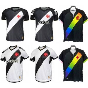 2023/24 Vasco da Gama LGBTQIA camisetas de fútbol 2024 ALEX TEIXEIRA JAIR SEBASTIAN PAYET Camisas para hombre GABRIEL PEC MEDEL PRAXEDES MARLON GOMES VEGETTI Uniformes de fútbol