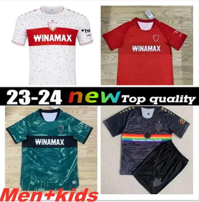 2023 24 VfB StutTgartS Soccer Jerseys MILLOT MVUMPA PFEIFFER 2023 24 KASTANARAS ZAGADOU MASSIMO BREDLOW Home Away Football Shirts Special Men Uniforms Kids Kits666