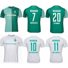 2023/24 Werder Bremen Voetbalshirt 2024 PIEPER STARK DUCKSCH Uniform Heren BITENCOURT VELJKOVIC SCHMID FRIEDL Voetbalshirt