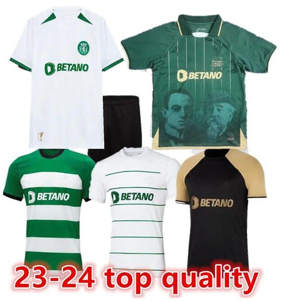 Sporting CP 23/24/25 Lisboa Soccer Jerseys Lisbon Special Coates Mathieu Jovane Sarabia Vietto 2023 Sporting Clube de Football Shirt Men Kit Maillot Third Away66