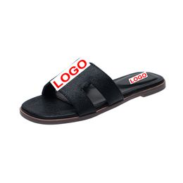 2023-3 Hoge kwaliteit voor vrouwen merk sandalen Designer slippers platte slippers flip flops crocodile huid dames strand sandel zomer met doos