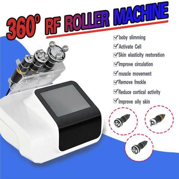 2023 3 en 1 RF Cavitation Machine Body Burn Fat Face Lifting 360 Roller Heat Press System