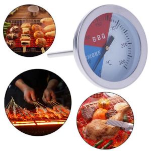 2023 300 degrés Température Gauge BBQ Smoke Grill Four BBQ Smoker Grill Thermomètre en acier Barbecue Thermomètre en gros chaud