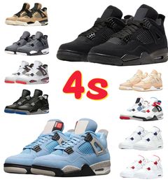 2024 Chaussures de basket-ball Jordab 4 Blackcat Universit