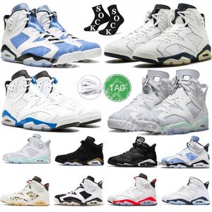 2023 6 6s basketbalschoenen Georgetown Gray UNC Home Red Oreo Tech Midnight Maroon Carmine British Khaki Electric Green Mens Sport Sneaker