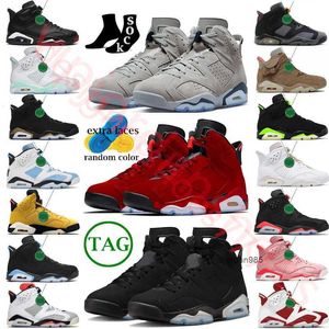 2023 6 6s hommes femmes chaussures de basket Midnight Navy Georgetown Metallic Silver UNC Red Oreo Black Cat Electric Green Defining Moment Infrared Hare