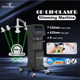 2023 6D Lipo Laser amincissant Lipolaser Machine réduction de la graisse peau serrant l'équipement de beauté lipo laser élimination de la graisse