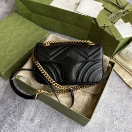 2023 aaaaa mulheres luxurys designers sacos de couro genuíno crossbody ombro mulher bolsa moda bolsa mensageiro com caixa