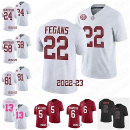 2023 Alabama Crimson Tide Jersey Heren Roydell Williams Tua Tagovailoa Trevon Diggs Thomas Derrick Henry Jones Brockermeyer Colleg