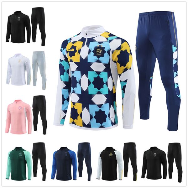 2023 Algérie Algerie hommes enfants kit de maillot de survêtement de football ensemble 23 24 nouveaux hommes costume d'entraînement survêtements de football survetement pied chandal futbol veste ensembles de jogging