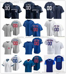 Maillots de baseball All-Star 2023 7 Dansby Swanson 35 Justin Steele 0 Marcus Stroman 2 Nico Hoerner 27 Seiya Suzuki 1 Nick Madrigal 8 Ian Happ 4 Nelson Velazquez Cousu