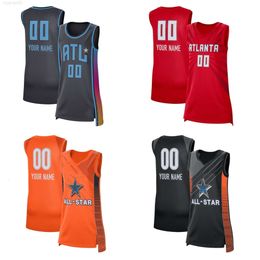 Maillots de basket-ball All-Star Women Atlantas Dream 2023 3 Danielle Robinson 25 Monique Billings 13 Haley Jones 0 Naz Hillmon 7 Laeticia Amihere 21 Iliana Rupert