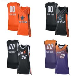 2023 All-Star dames basketbal Phoenixes Mercury Jerseys 11 Shey Peddy 10 Megan Gustafson 21 Brianna Turner 30 Kadi Sissoko 22 Liz Dixon 4 Skylar Diggins-Smith