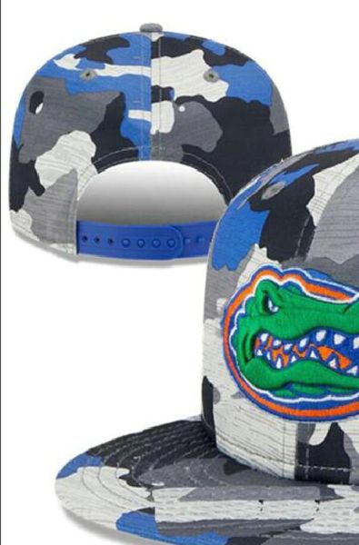 2023 All Team Fan's USA College Alabama Caroline du Sud Gators Baseball Chapeau réglable sur le terrain Mix Taille de la commande Fermé Flat Bill Ball Snapback Caps Bone Chapeau