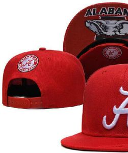 2023 All Team Fan's USA College Baseball Verstelbare Alabama Crimson Tide Hat On Field Mix Bestelgrootte Gesloten Flat Bill Base Ball Snapback Caps Bone Chapeau a2