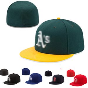 2023 Tous les chapeaux ajustés du logo de l'équipe True Fit Baseball Caps Hip Hop Trucker Hat Dada Gorras Hombrball Livraison Fashion Mens Cap Mélange Taille 7-8