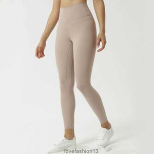 2023 Aloss Women's Riding Leggins Yaga naadloze scrunch taille naakt gevoel leggings running fitness gymnasium hoog elastisch meisje