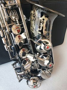2023 Alto sax Allemagne JK SX90R Keilwerth Saxophone Noir Nickel Argent Alliage Sax Alto Laiton Instrument de Musique Embouchure Copie Livraison gratuite