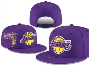 2023 American Basketball Los Angeles LAL Snapback Hats 32 équipes Designer de luxe HOU OKC PHI LAC Casquette Sports Hat Strapback Snap Back Casquette réglable A18