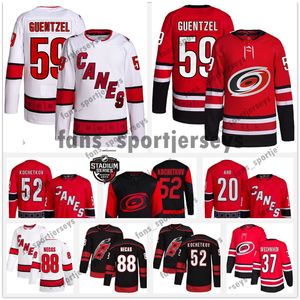 Carolina Andrei Svechnikov Hurricanes 2024 Jake Guentzel Jersey Stadium Series Brent Burns Sebastian Aho Seth Jarvis Jaccob Slavin Martin Necas Hommes Femmes Jeunes