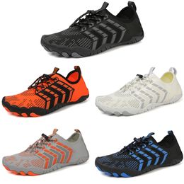 2023 chaussures de sport en maille antidérapantes résistantes à l'usure hommes noir gris bleu blanc orange baskets en plein air pour tous les terrains