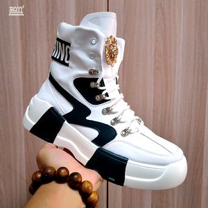 2023 Arrivée Men Sneakers Boot Hip-Hop Casual Chores Trainers Hauteur Augmentation des chaussures Zapatillas Hombre P5