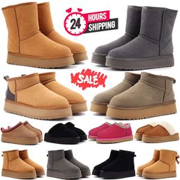 2023 bottes australiennes uggliss bottines ultra mini plateforme châtaignier noir bois flotté forêt nuit chèvre charbon chaussures pour femmes sur le genou