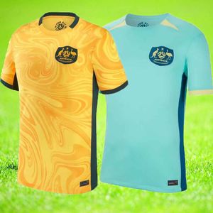 2023 Jersey Australie Maillots de football à domicile MOOY 13 SOUTTAR 19 HRUSTIC 10 BOYLE 6 IRVINE 22 MABIL MCGREE 23 24 2024 Uniformes de chemise de football