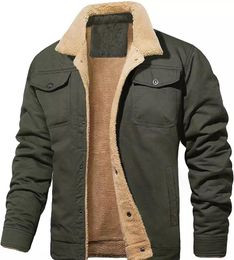 Veste cargo décontractée en coton polaire pour hommes, nouvelle collection automne et hiver 2023