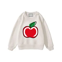 2023 otoño niños niñas sudaderas con capucha moda cómoda manga larga suéter casual impresión suelta cuello redondo blanco suéteres CSD2310208