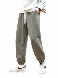 2023 Automne Nouveaux pantalons de survêtement pour hommes Baggy Jogger Pantalons Hip Hop Streetwear Longueur de la cheville Cott Casual Pantalon ample Plus Taille 8XL W2rL #