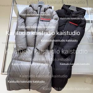 2023 Otoño/Invierno diseño largo con capucha traje de algodón Breadman traje suelto y versátil Casual moda abrigo largo cálido