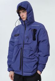 Veste coupe-vent pour hommes et femmes, manteau de Charge, ample, polyvalent, décontracté, Design américain, automne/hiver 2023