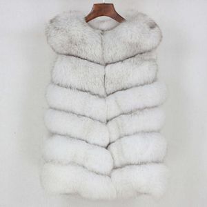 Gilet en fourrure de renard et d'herbe pour fille, manteau avec pince à cheval, Style jeune, nouvelle collection automne/hiver 2023, 933749