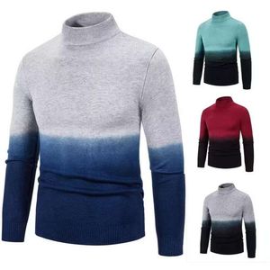 Knitwear 2023 Herfst/winter Nieuwe Hot Selling Herenmode Trend Gradiënt Trui