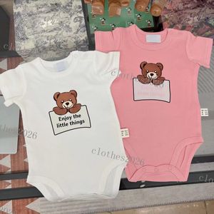 2023 Bebé Infantil Diseñadores Mamelucos Ropa Mono recién nacido Pijamas de algodón de manga larga 0-24 meses Mamelucos Diseñadores Ropa Monos