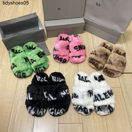 2023 balenciga Frauen Brief Baumwolle Hausschuhe Designer Hausschuhe Hause Indoor Casual Slipper Mode Große Brief Flache Schuhe