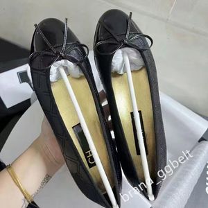 2023 Ballet DESIGNERS Chaussures Chaussures Plates Bouche Peu Profonde Escarpins Color-Block Fée Bowknot Chaussures Pour Femmes 35-42