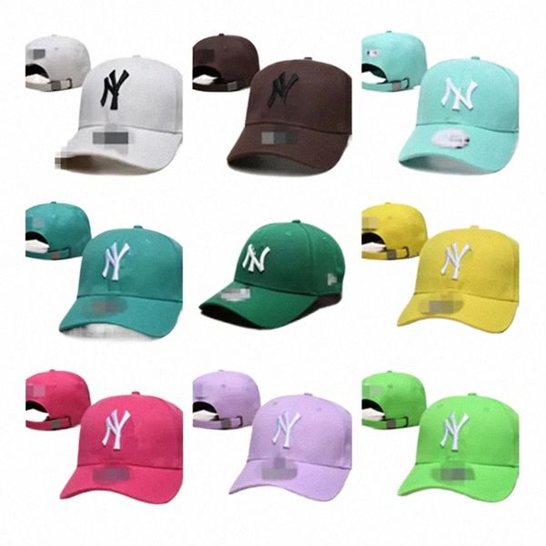 Nouveau Casquette de baseball Designers Casquettes Chapeaux de soleil Hommes Femmes Chapeau de seau Femmes Snapback HatsMen Luxurys Casquette de baseball avec lettre NY H5-3.18