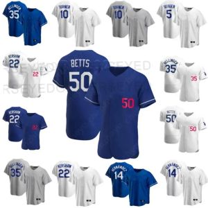 Maillot de baseball 2023 Freddie Freeman 50 Mookie Betts Trea Turner Cody Bellinger Clayton Kershaw Julio Urias Greene Max Muncy Chris