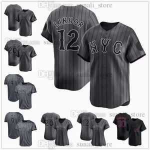 2024 City Connect Baseball Jerseys 4 Francisco Alvarez 12 Francisco Lindor 20 Pete Alonso 9 Brandon Nimmo 39 Edwin Diaz 1 Jeff McNeil 22 Brett Baty 18 Darryl Strawberry