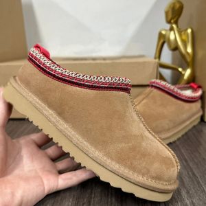 Australië dames laarzen ontwerper tasman slippers tazz mosterd zaad klassiek ultra mini platform sneeuwschapenvin schoenen schoenen schoenen suede dames winter enkel laarsjes 35-45
