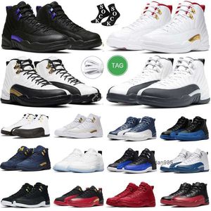 2023 Zapatos de baloncesto Jumpman 12 12S Entrenadores para hombre Juego de gripe Hyper Royal Realeza Taxi Nylon Michigan Gym Red Playoff Stealth Black Taxi University