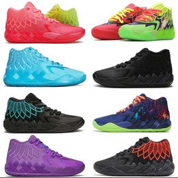 2023 Basketballschuhe Lamelo Ball Shoe MB 01 Rick und Morty Designer Casual Herren Damen Buzz City Queen City Rock Ridge Rot Schwarz Blast From Here Mode Herrentrainer