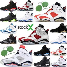 2023 Chaussures de basket Baskets de sport Menthe Mousse Cactus Université Bleu Électrique Vert Infrarouge Blanc Le Jumpman 6 6S Bordeaux Paris Lièvre Unc Hommes JORDAM