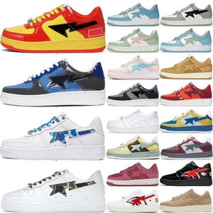 2023 Baignade Apes Hommes Sk8 Chaussures Casual Nigo Blanc Argent 16e Anniversaire Abc Camo Rose Bleu Vert Baskets Hommes Femmes Luxe Low Cuir Train Xrt5