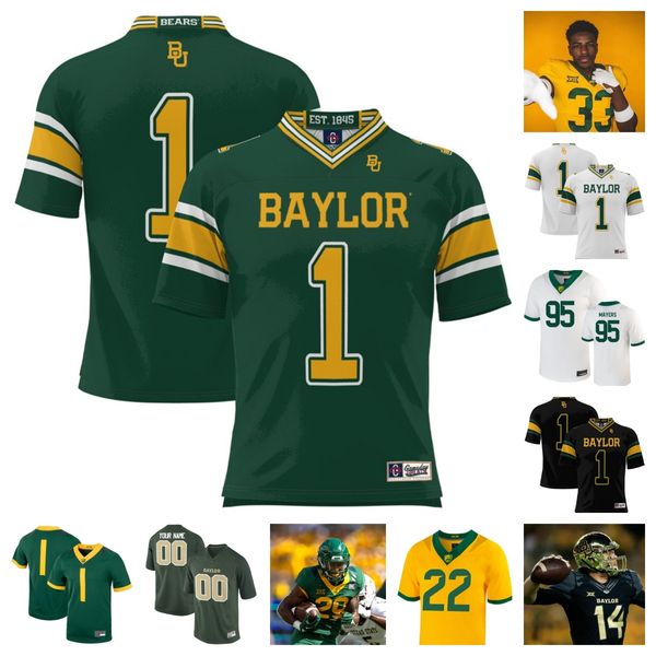 2023 Jersey de fútbol de los Baylor Bears 70 Bryce Simpson 9 TJ Franklin 21 Chateau Reed 7 Bryson Jackson 40 Mike Smith Jr. 46 Tony Anyanwu 62 Ryan Lengyel 97 Cooper Lanz