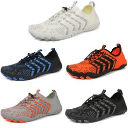 2023 plage wading chaussures décontractées hommes noir gris bleu blanc orange baskets en plein air pour tous les terrains