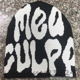 2023 BeanieSkull Caps Mea Culpas Mutsen Voor Vrouwen Mannen Paar Y2K Hoeden Ins Mode Motorkap Kpop Wollen Skullies Hoods Dame Accessoires Gorro 230408